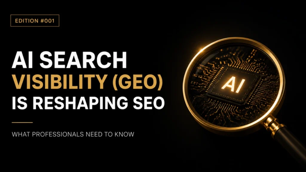 AI Search Visibility GEO reshaping SEO and the future of search discovery